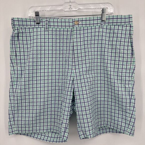 Peter Millar Crown Sport Featherweight Seersucker Short Mens‎ Size 38 NWOT - Picture 1 of 11